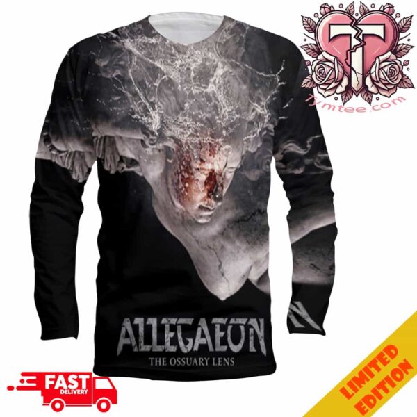 New Album Allegaeon The Ossuary Lens Release On April 4th 2025 All Over Print Longsleeve Classic T-Shirt