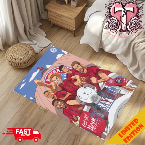 One Piece x FC Bayer Munchen 2025 Our Way Hoam Rug Carpet Home Decor Living Room And Bedroom