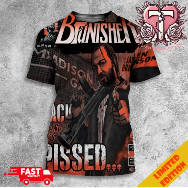 The Brunisher Returns Tonight Jalen Brunson He’s Back And He’s Pissed NBA Bocker Backpages All Over Print Longsleeve Unisex T-Shirt